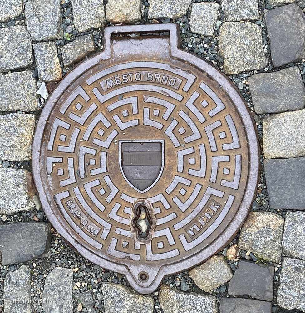 Brno - Brno center - cover with the symbol of the city of Brno