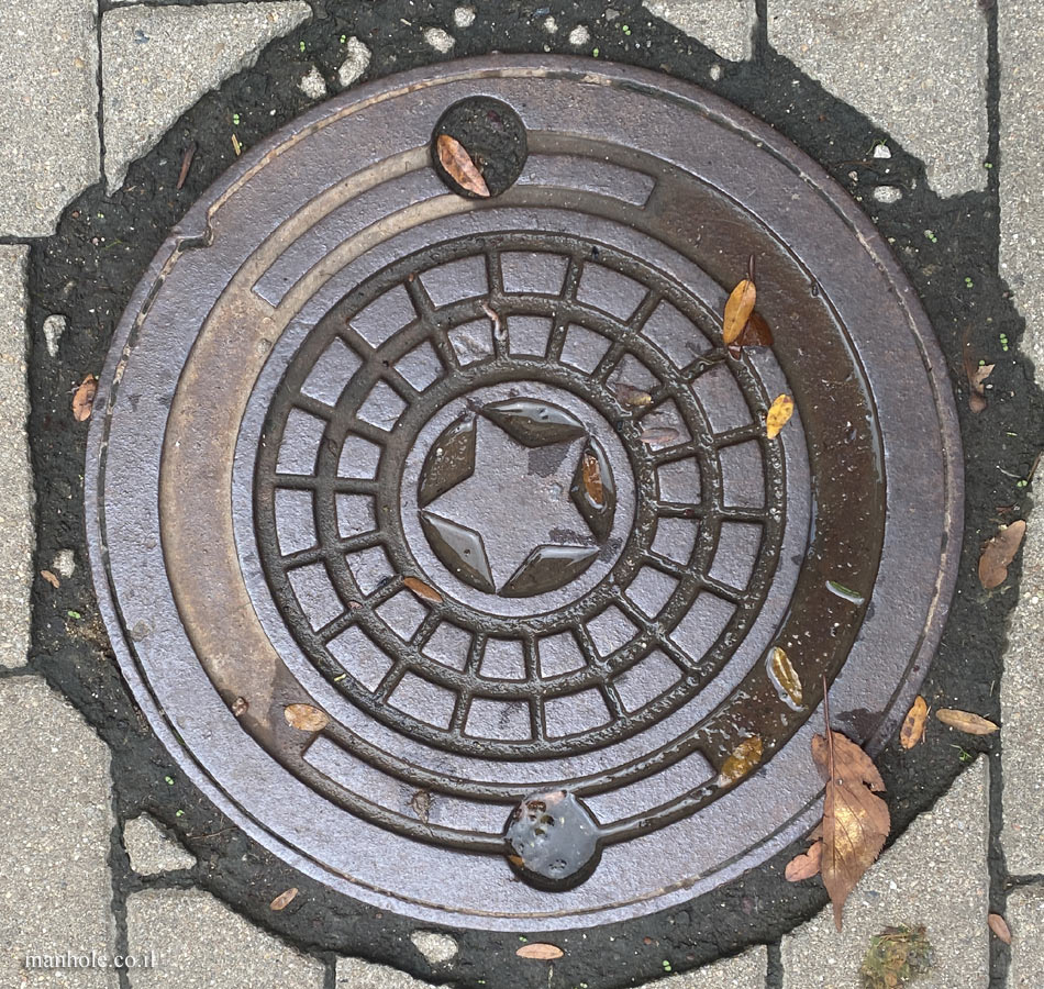 Brno - the center of Brno - a cover with a star in the center