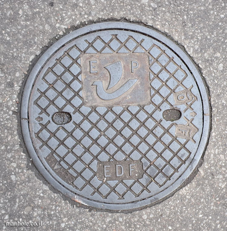 Paris - an electric cover with the symbol of the city