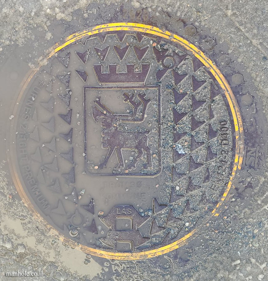 Tromsø - Cover with the city emblem on it (3)