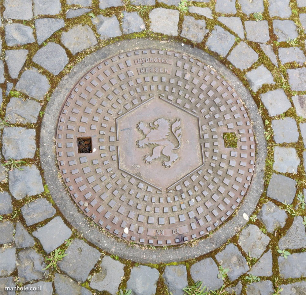 Giessen - Cover with the city symbol in the center