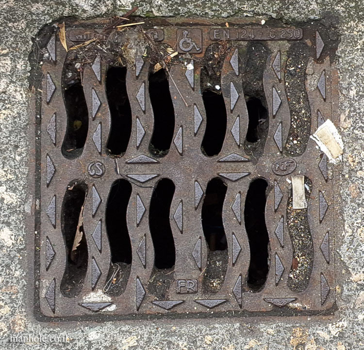 Blois - drain cover with curvilinear drainage grooves