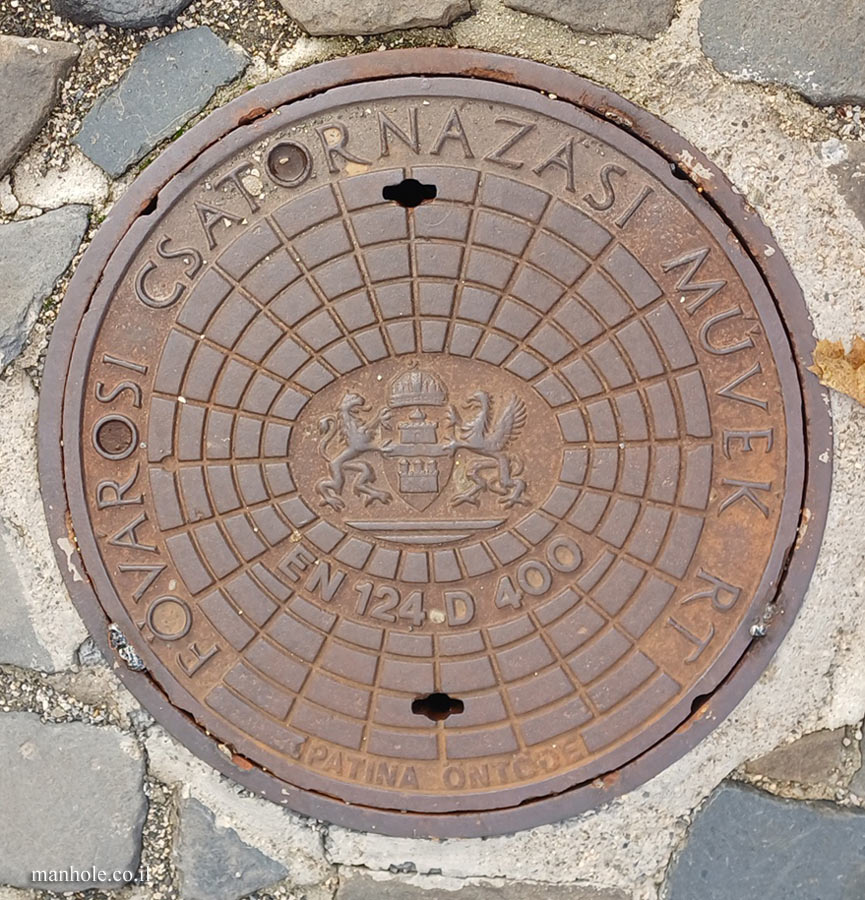 Budapest - Sewage Department - Cover made by Patina Öntöde