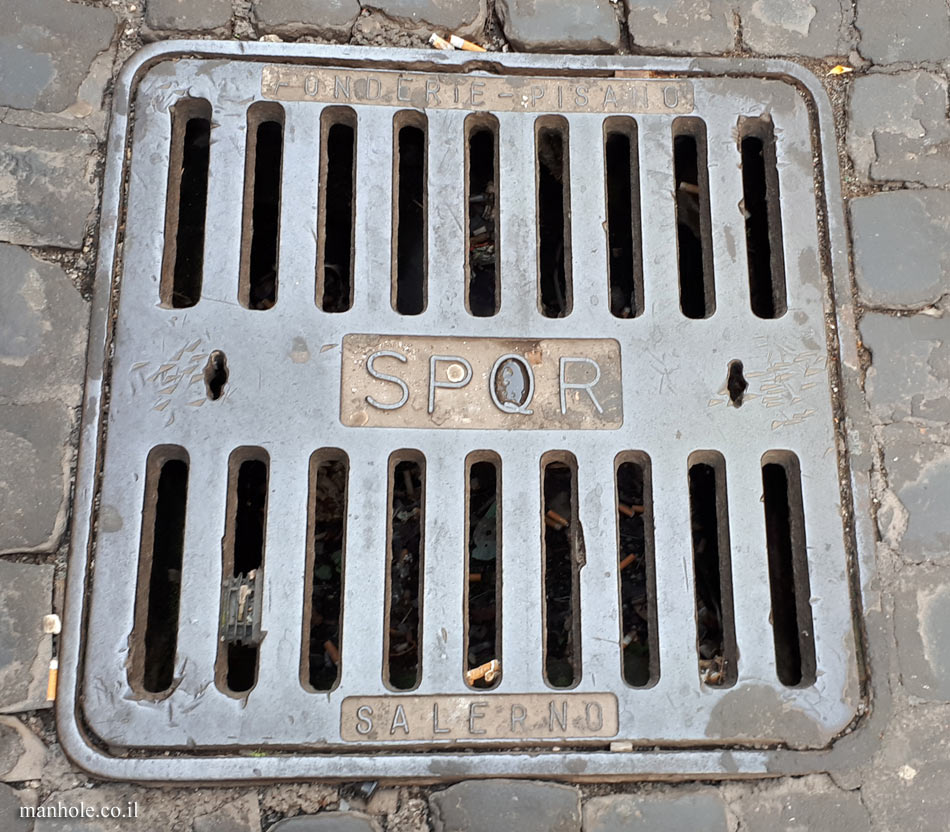 Rome - SPQR - drainage