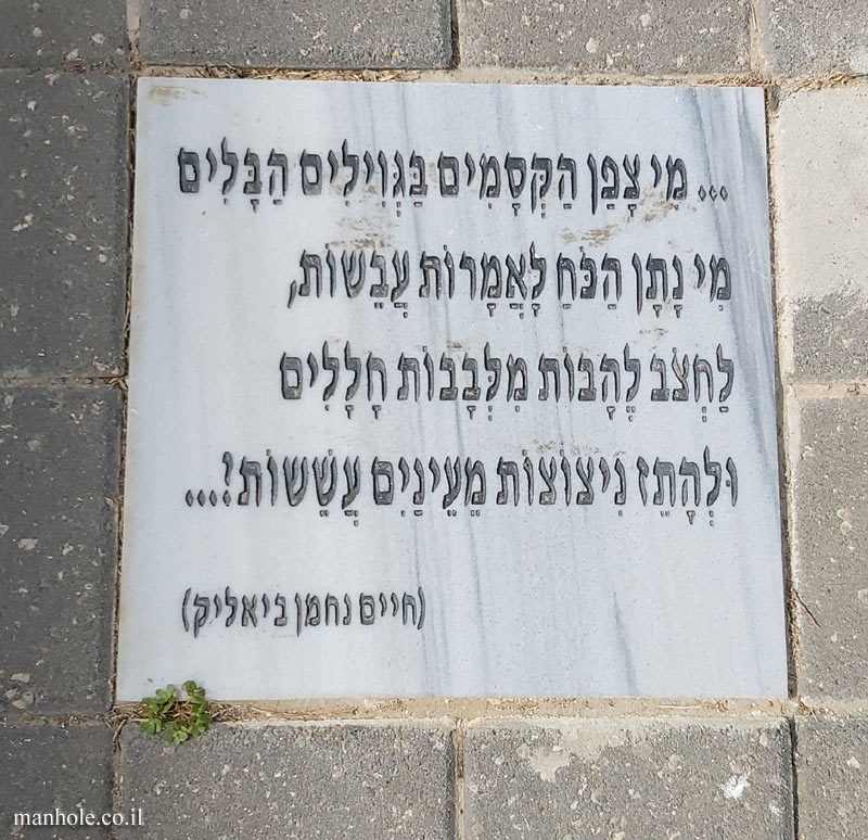Tel Aviv University - Antin Square tiles - The Matmid (Bialik)