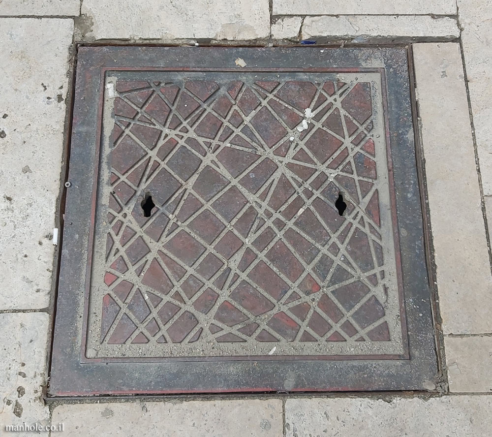 Budapest - Cover with a grid of lines at different angles (2)