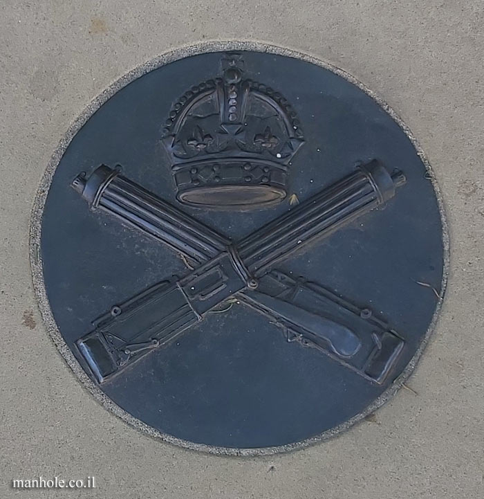 London - A plaque before the Royal Tank Regiment Memorial (5)