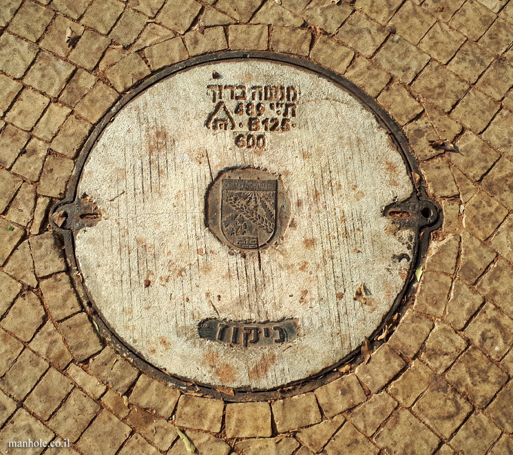 Beer Yaakov - Drainage - Concrete lid with metallic label (2)