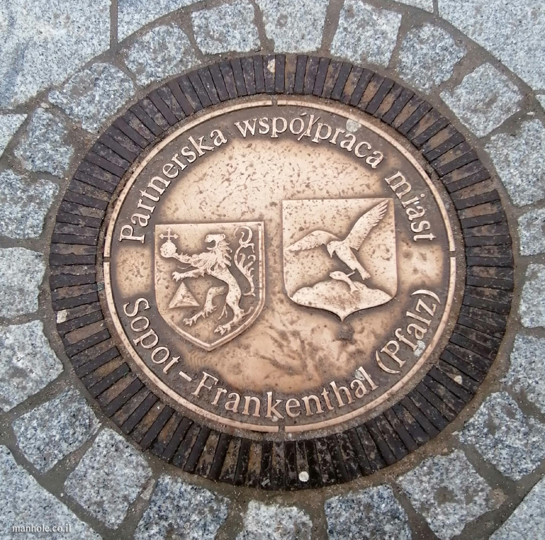 Sopot - A cover indicating the friendly relations with the twin city of Frankenthal
