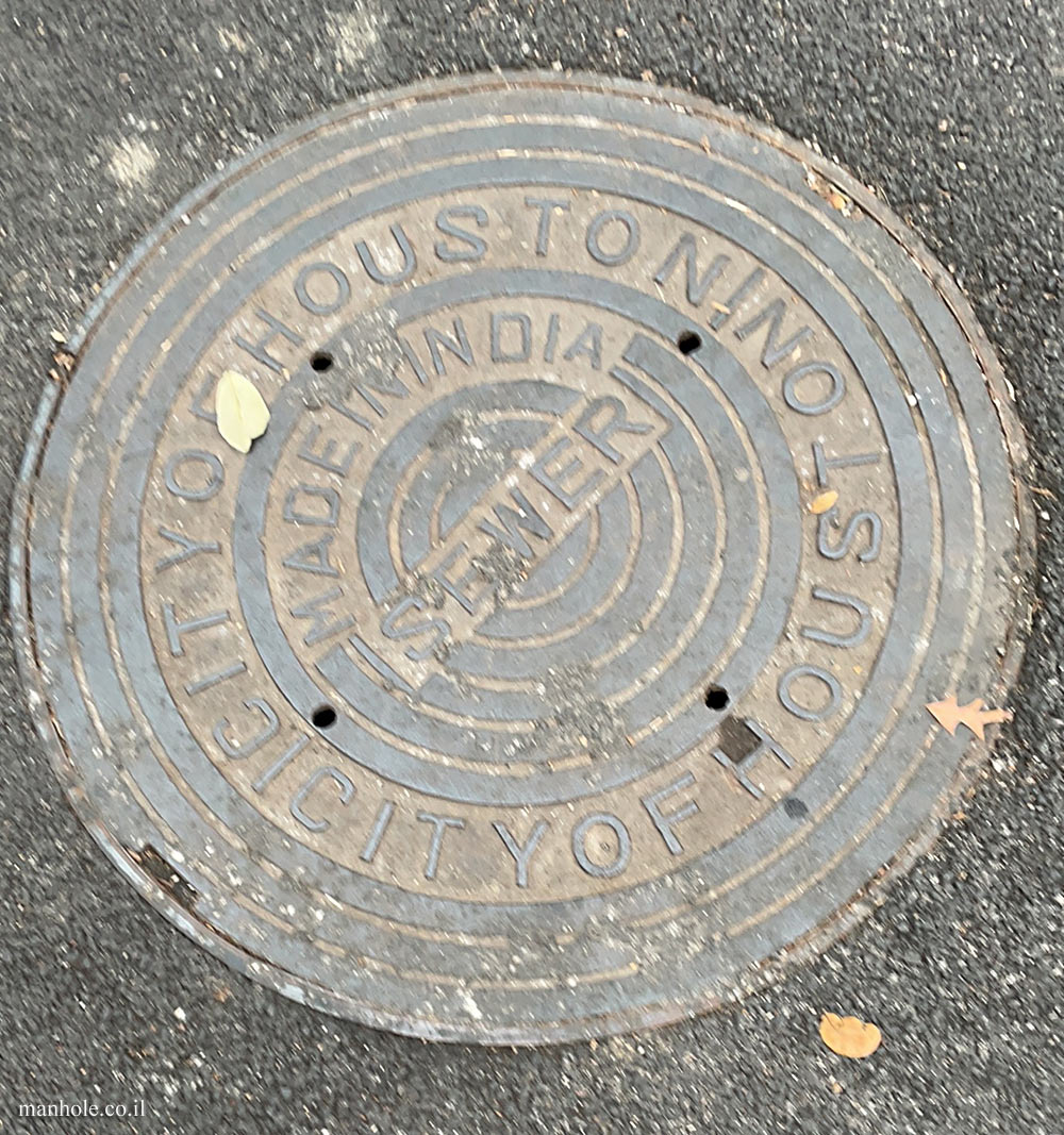 Houston - Sewage cover made in India