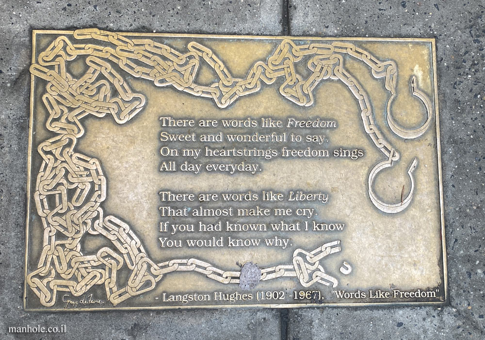 New York - Library Walk - Langston Hughes song: Words Like Freedom