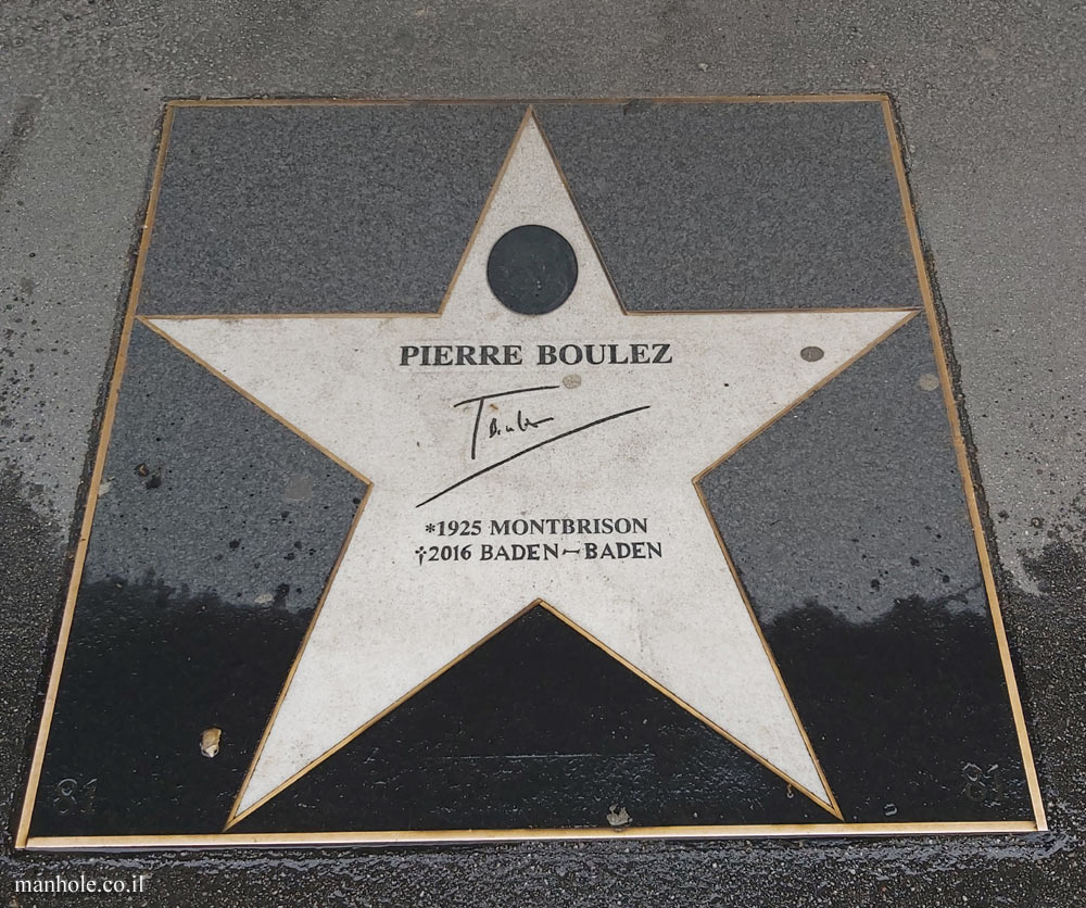 Vienna - Walk of Fame - Pierre Boulez