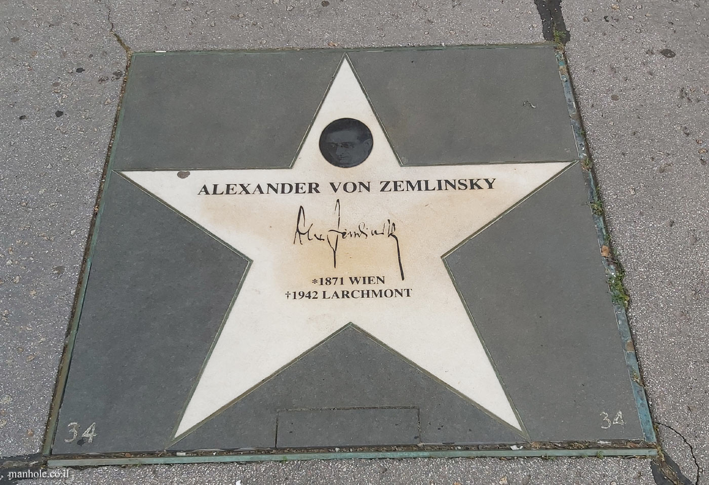Vienna - Walk of Fame - Alexander von Zemlinsky