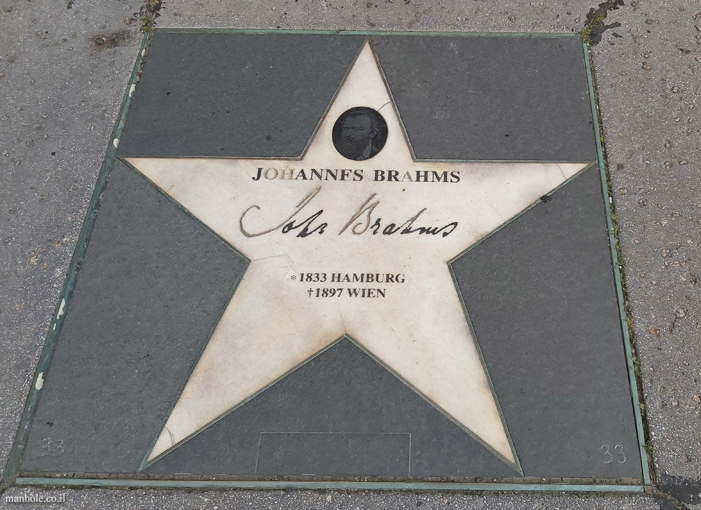 Vienna - Walk of Fame - Johannes Brahms