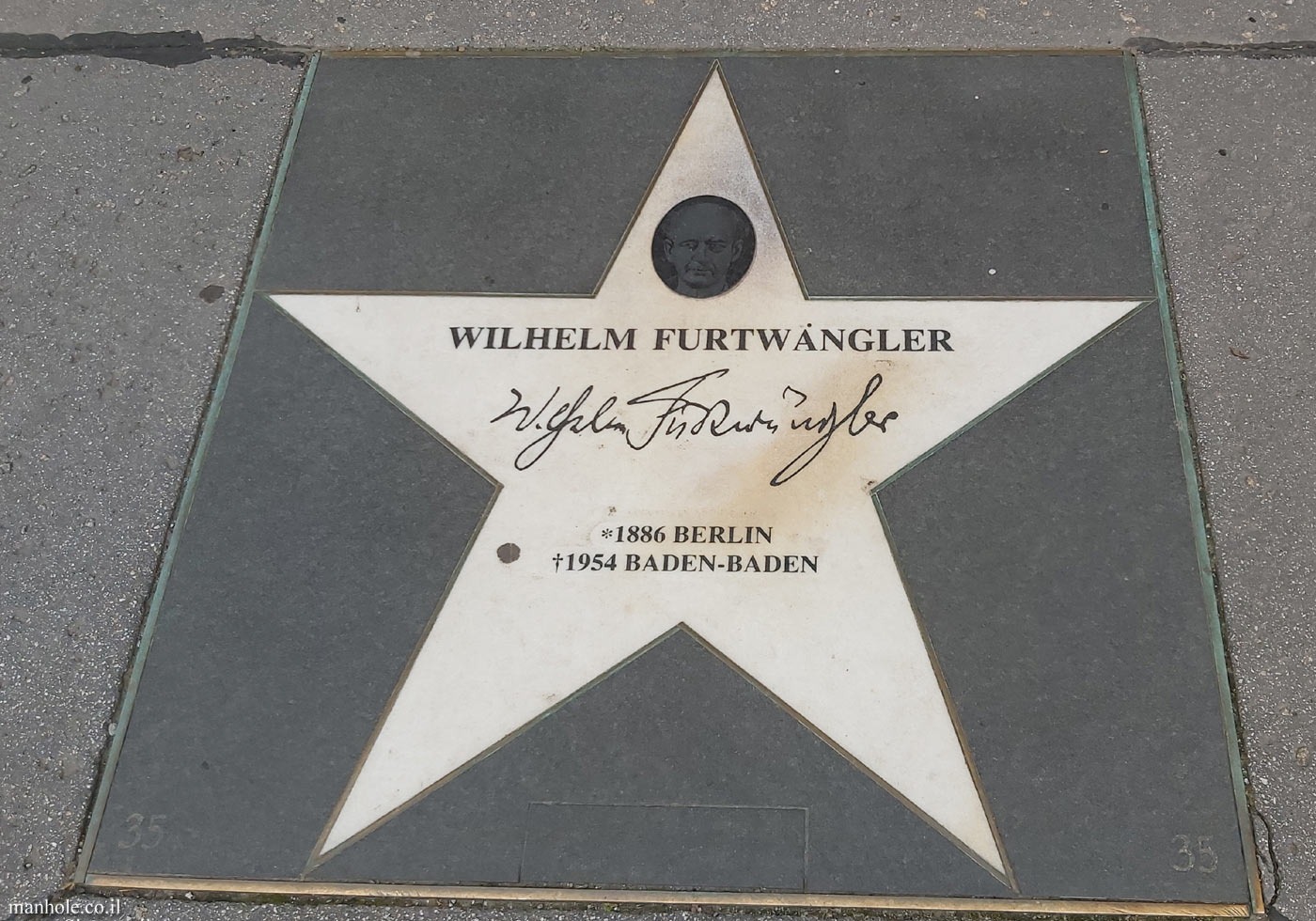 Vienna - Walk of Fame - Wilhelm Furtwängler