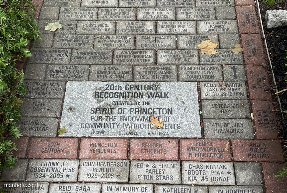 Princeton - 20th Century Recognition Walk