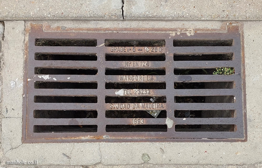 Comporta - sidewalk drainage - 1993