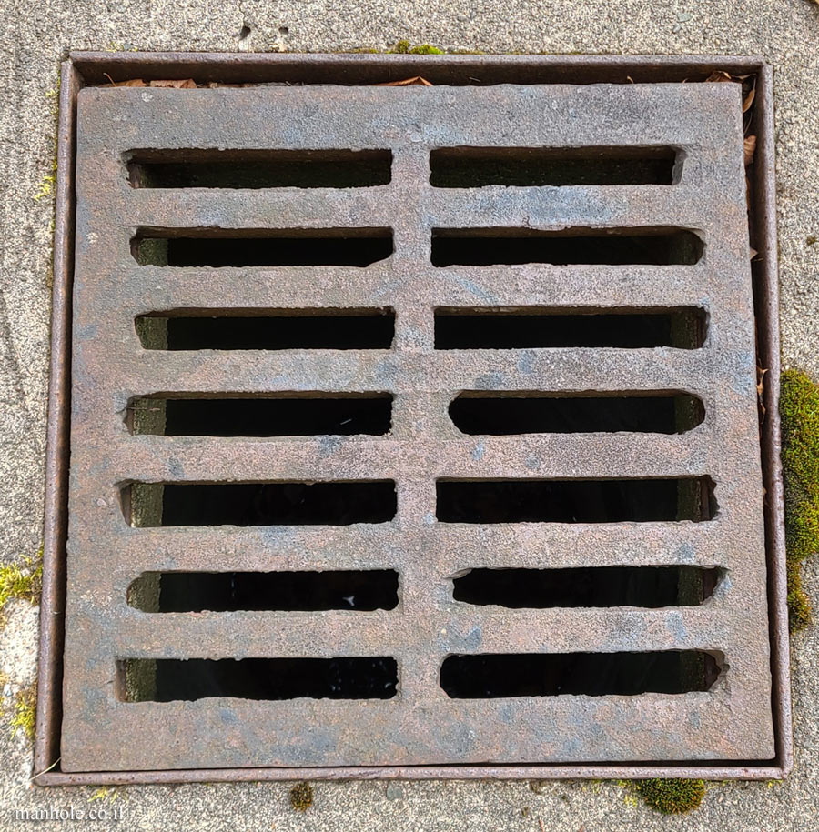 St. John’s, NL - Square drain cover with 2 columns of large grooves