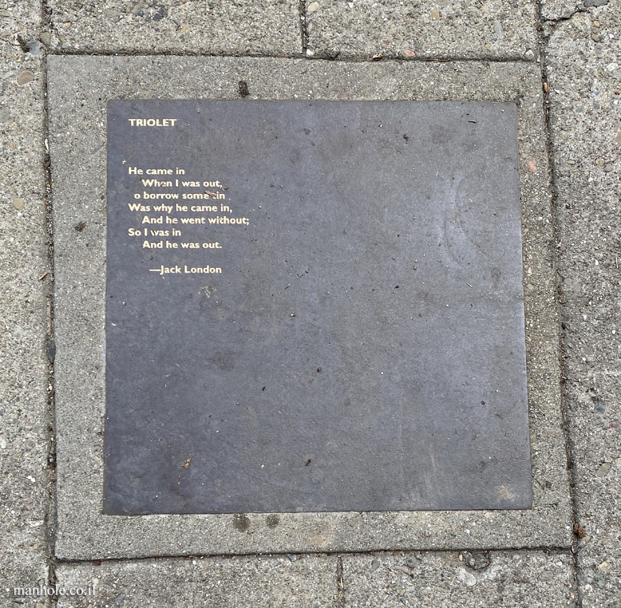Berkeley - Berkeley Poetry Walk - Triolet of Jack London