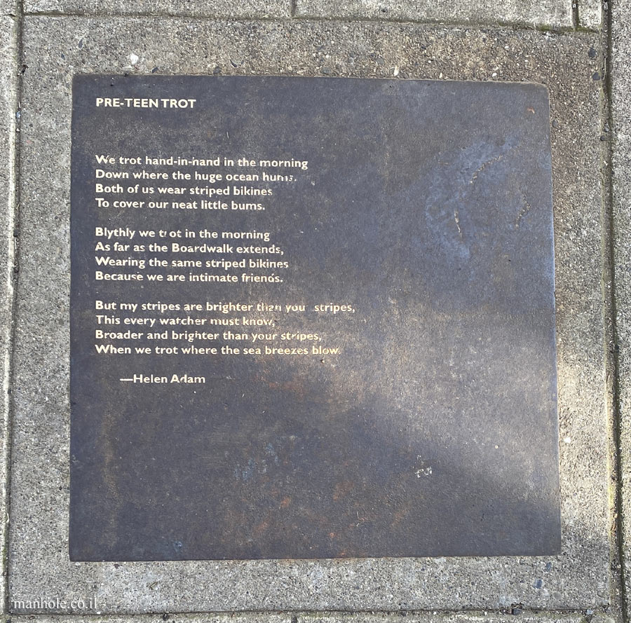 Berkeley - Berkeley Poetry Walk - "Pre-teen Trot" a song by Helen Adam