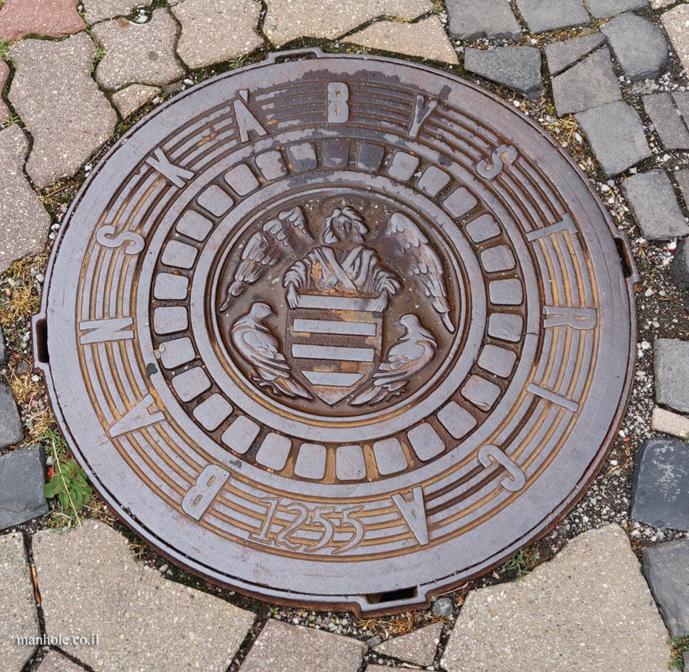 Banská Bystrica - Cover with the city emblem on it