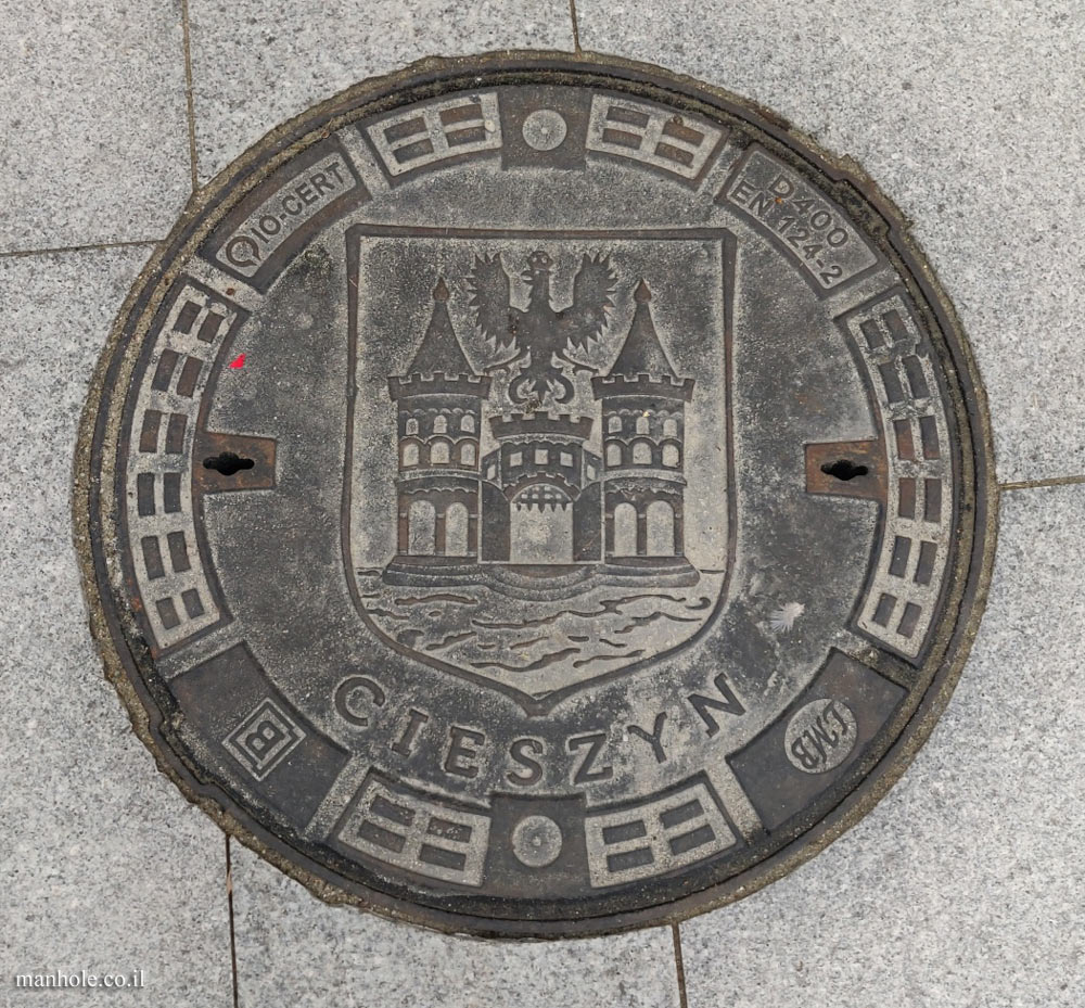 Cieszyn - Cover with the city emblem on it