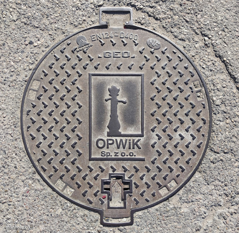 Otwock - cover of the water and sewerage company of Otwock (2)